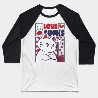 Love sucks bunny Baseball T-Shirt